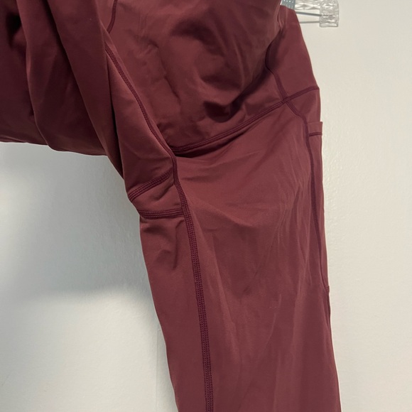 Burgundy High-Waisted HARLA Leggings - Picture 5 of 5